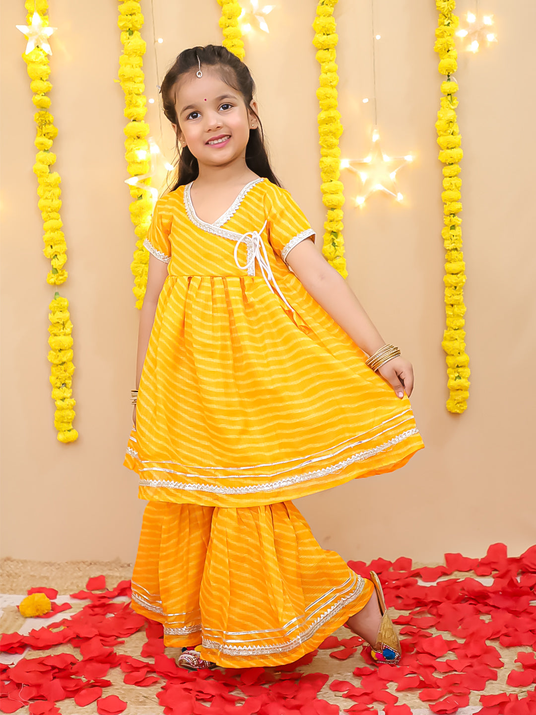 Ethnic Suit Set for Kids - Yellow | BS25SU17YLA | DesiQlo
