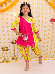 Cotton Ethnic Suit Set for Girls - Pink | BS25SU18PIA