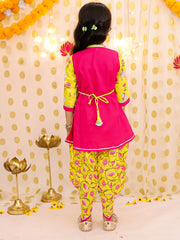 Cotton Ethnic Suit Set for Girls - Pink | BS25SU18PIA