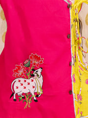 Cotton Ethnic Suit Set for Girls - Pink | BS25SU18PIA
