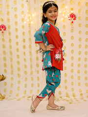 Cotton Ethnic Suit Set for Girls - Maroon | BS25SU18RDA