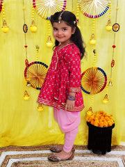 Ethnic Suit Set for Girls - Yellow | BS25SU22YLA