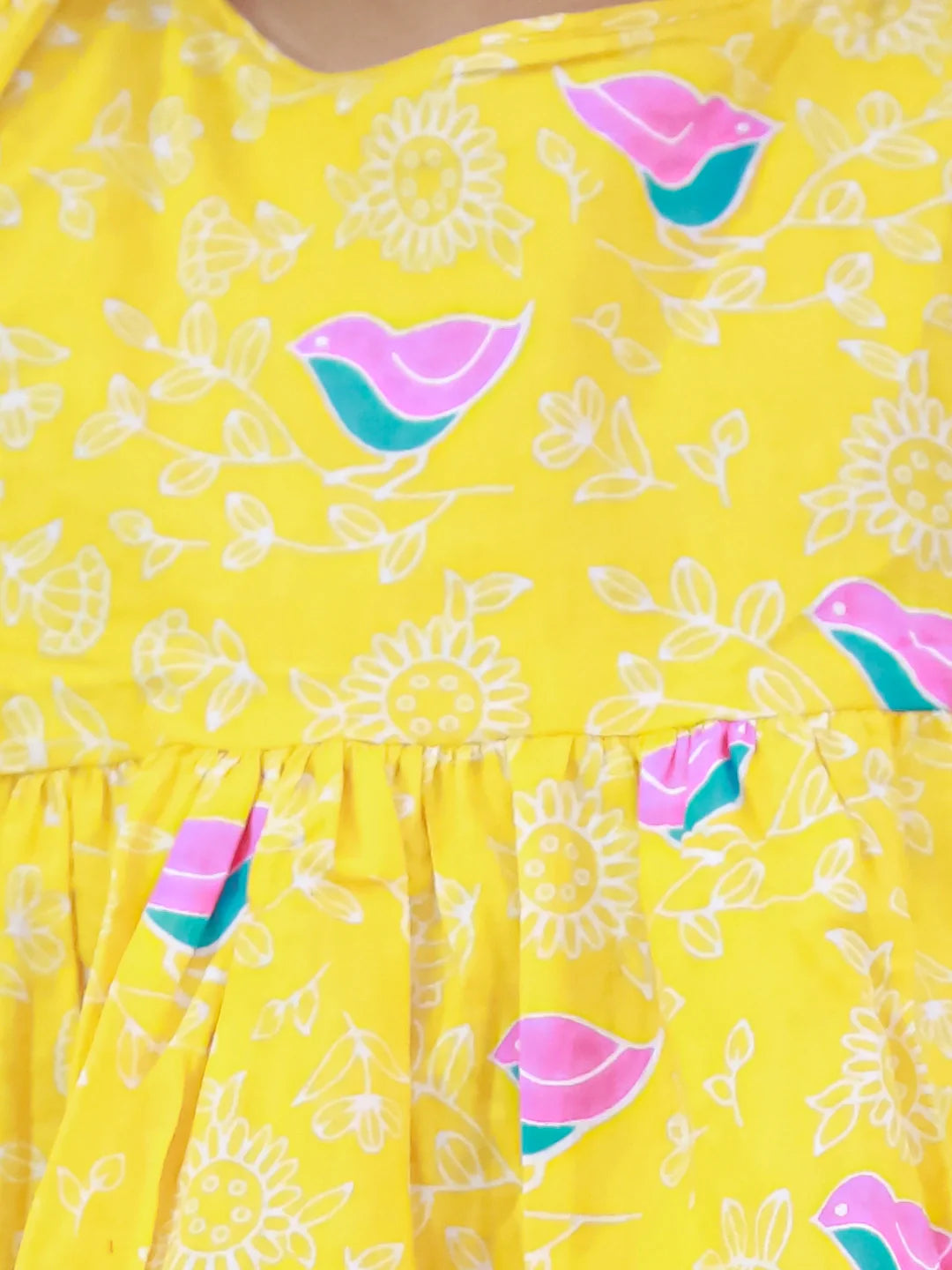 Lehenga Choli Set for Girls - Yellow | BS26CS05YLA | DesiQlo