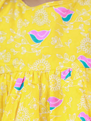 Lehenga Choli Set for Girls - Yellow | BS26CS05YLA