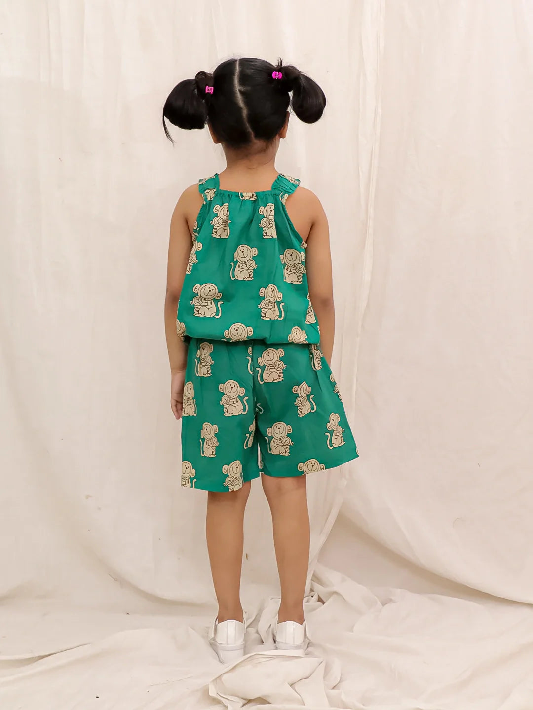 Ethnic Clothing Set for Girls - Green | BS26CS23GRA | DesiQlo