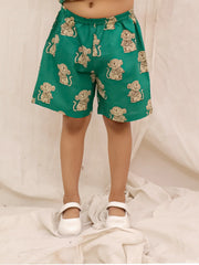 Ethnic Clothing Set for Girls - Green | BS26CS23GRA