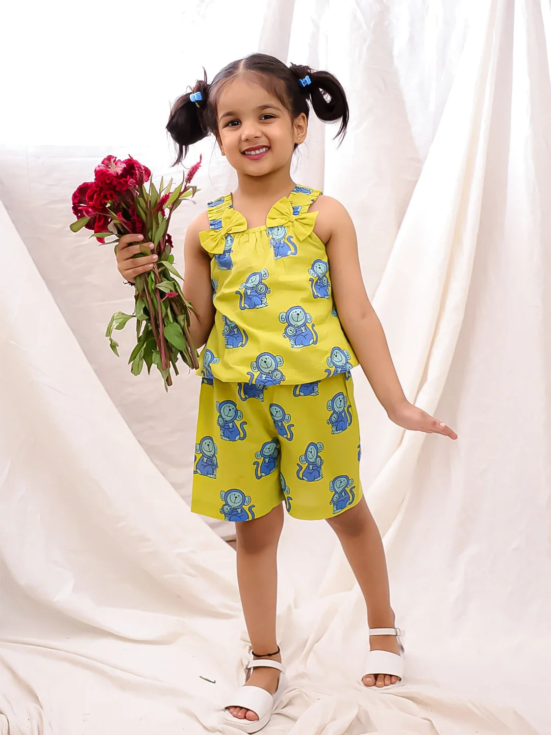 Ethnic Clothing Set for Girls - Mustard | BS26CS23MSA | DesiQlo