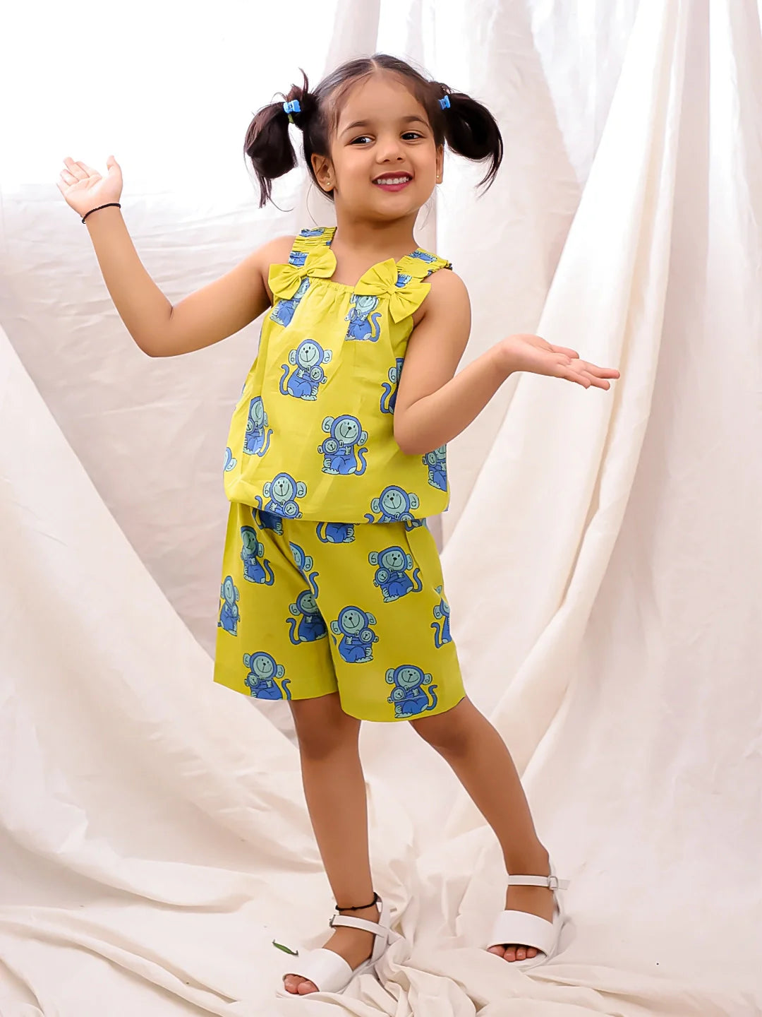Ethnic Clothing Set for Girls - Mustard | BS26CS23MSA | DesiQlo