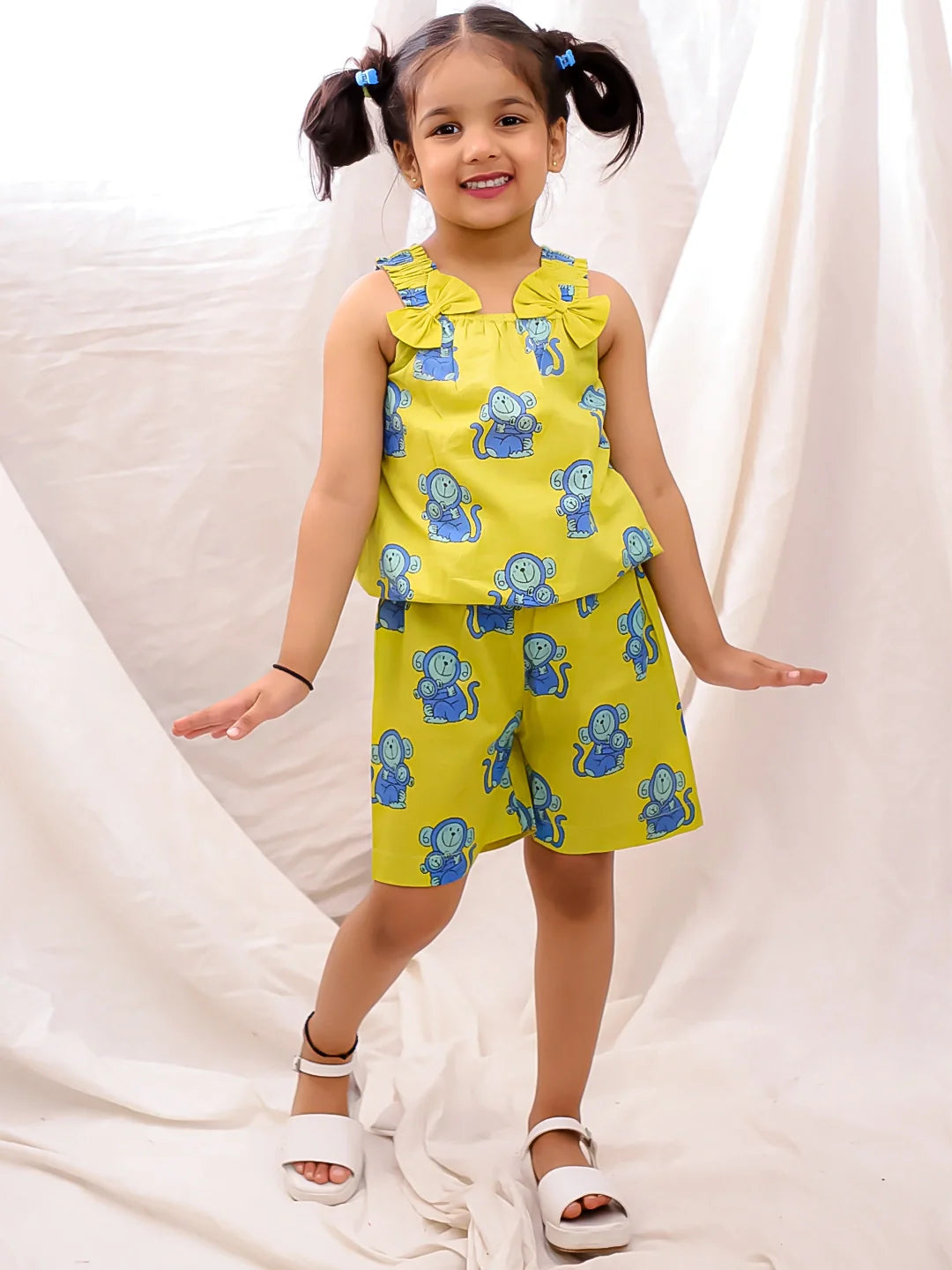 Ethnic Clothing Set for Girls - Mustard | BS26CS23MSA | DesiQlo