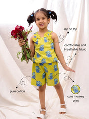 Ethnic Clothing Set for Girls - Mustard | BS26CS23MSA