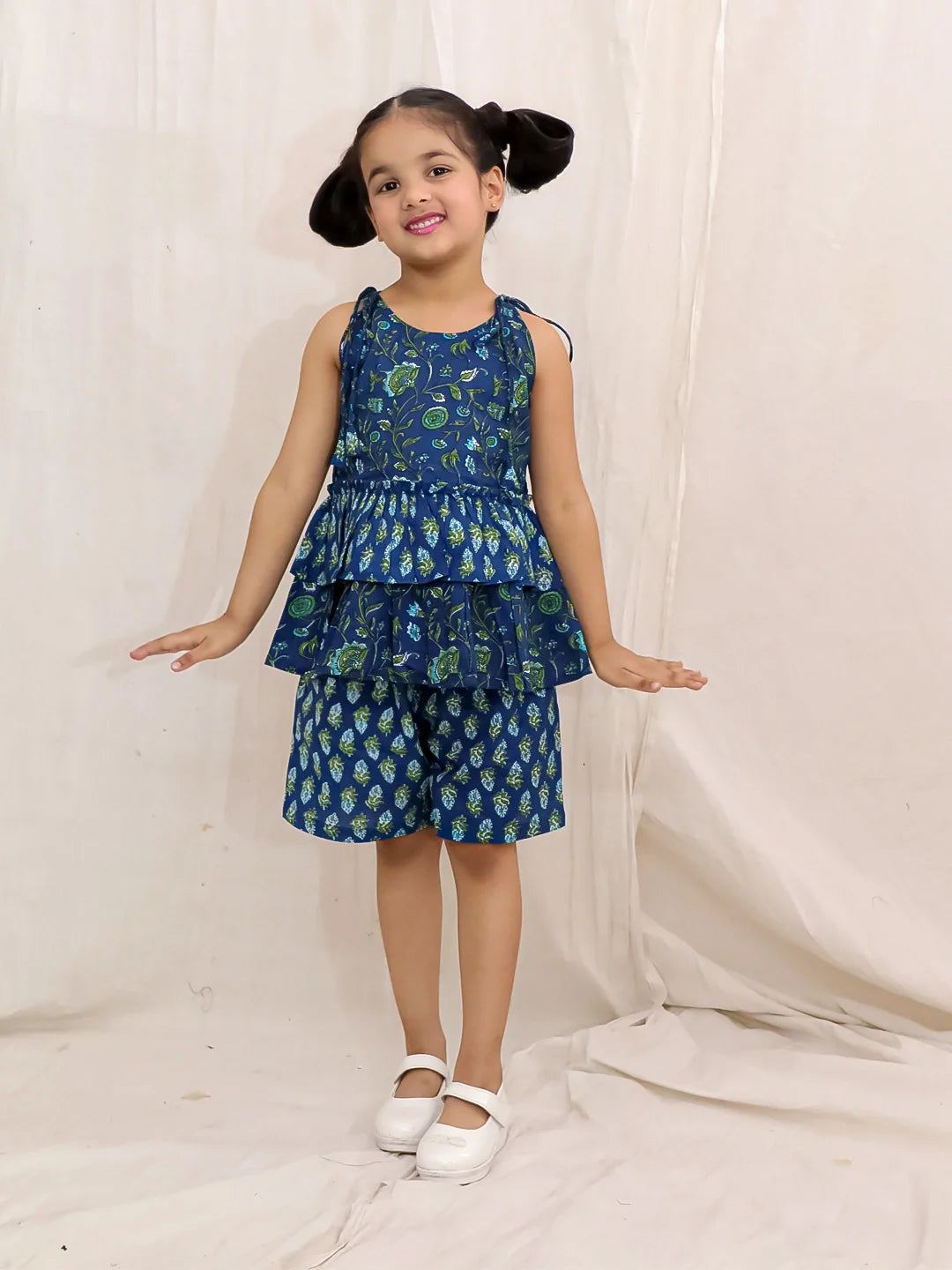 Ethnic Clothing Set for Girls - Blue | BS26CS24BLA | DesiQlo