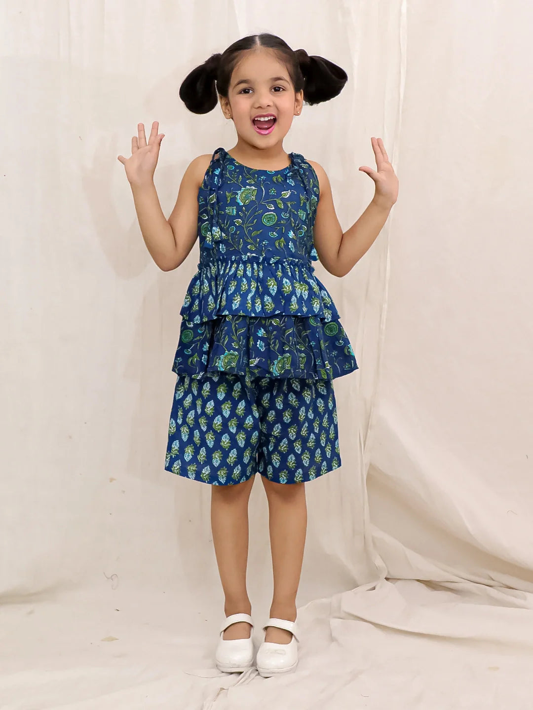 Ethnic Clothing Set for Girls - Blue | BS26CS24BLA | DesiQlo