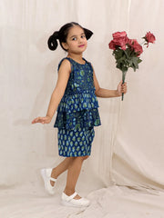 Ethnic Clothing Set for Girls - Blue | BS26CS24BLA