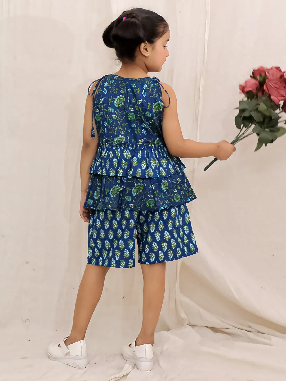 Ethnic Clothing Set for Girls - Blue | BS26CS24BLA | DesiQlo
