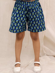Ethnic Clothing Set for Girls - Blue | BS26CS24BLA