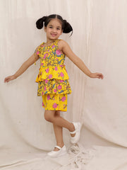 Ethnic Clothing Set for Girls - Yellow | BS26CS24YLA