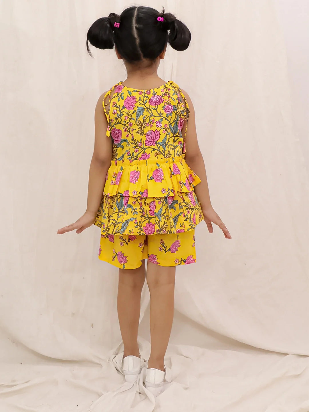 Ethnic Clothing Set for Girls - Yellow | BS26CS24YLA | DesiQlo
