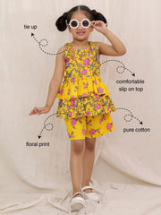 Ethnic Clothing Set for Girls - Yellow | BS26CS24YLA