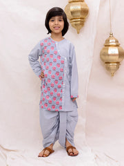 Dhoti Kurta Set for Boys - Yellow | BS26DK23YLA