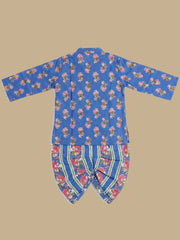 Dhoti Kurta Set for Boys - Blue | BS26IN59BLA