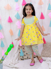 Ethnic Suit Set for Girls - Yellow | BS26IW04YLA