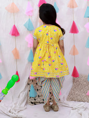 Ethnic Suit Set for Girls - Yellow | BS26IW04YLA