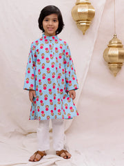 Kurta Pajama Set for Boys - Pink | BS26KP21PHA