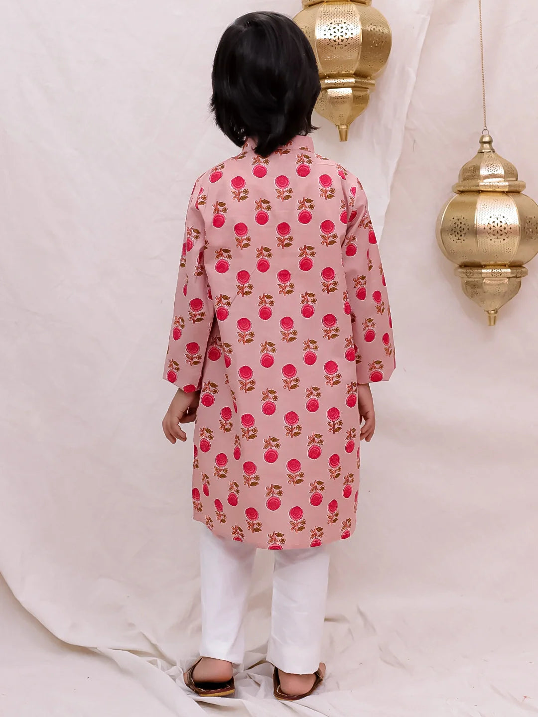 Kurta Pajama Set for Boys - Pink | BS26KP21PHA | DesiQlo