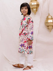 Kurta Pajama Set for Boys - Pink | BS26KP22PIA