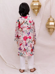 Kurta Pajama Set for Boys - Pink | BS26KP22PIA