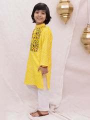 Kurta Pajama Set for Boys - Yellow | BS26KP23YLA