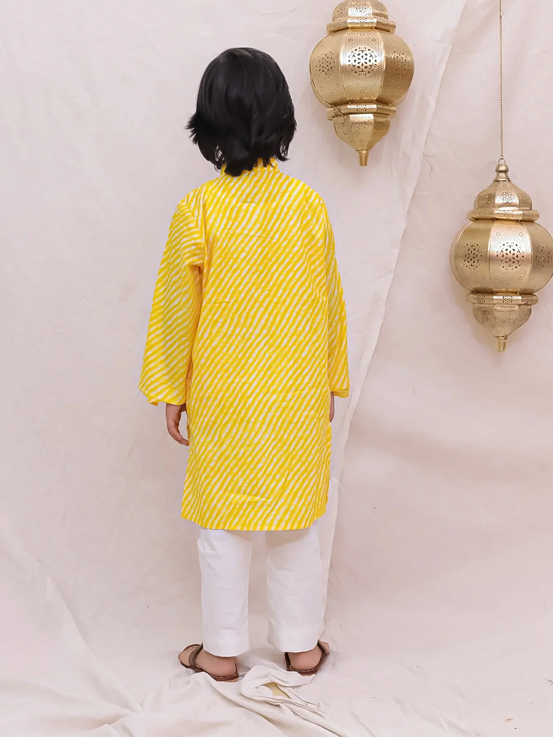 Kurta Pajama Set for Boys - Yellow | BS26KP23YLA | DesiQlo