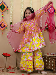 Ethnic Suit Set for Girls - Yellow | BS26SU30YLA
