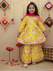 Ethnic Suit Set for Girls - Pink | BS26SU30PIA