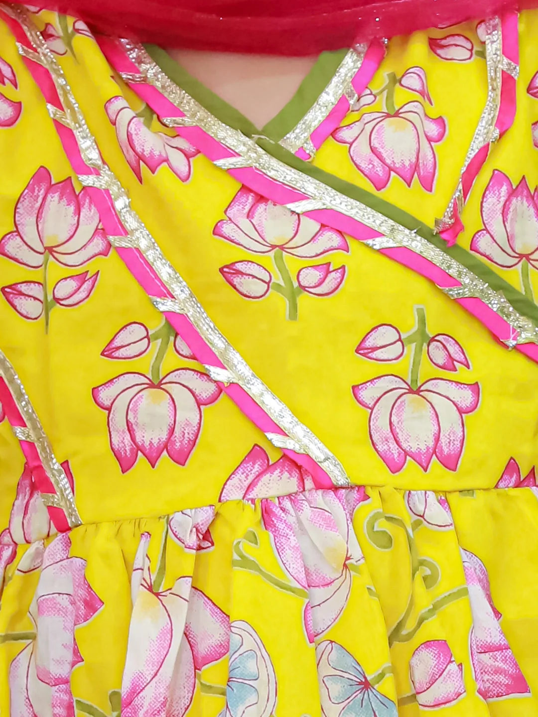 Ethnic Suit Set for Girls - Yellow | BS26SU30YLA | DesiQlo