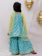 Ethnic Suit Set for Girls - Blue | BS26SU32BLA