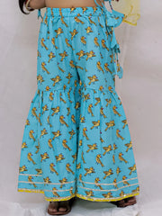 Ethnic Suit Set for Girls - Blue | BS26SU32BLA