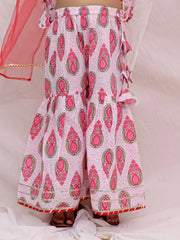 Ethnic Suit Set for Girls - Pink | BS26SU32PIA