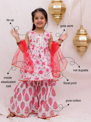 Ethnic Suit Set for Girls - Pink | BS26SU32PIA