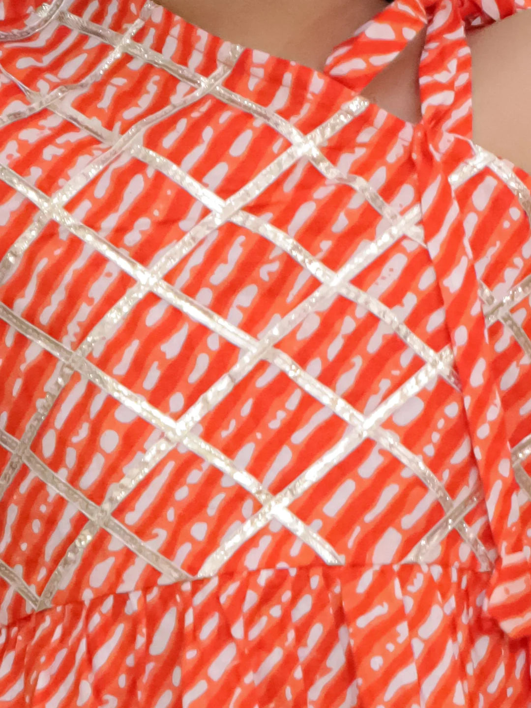 Ethnic Suit Set for Girls - Orange | BS26SU34ORA | DesiQlo