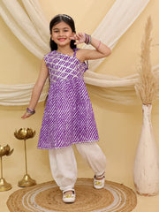 Ethnic Suit Set for Girls - Orange | BS26SU34ORA