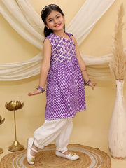 Ethnic Suit Set for Girls - Red | BS26SU34PUA