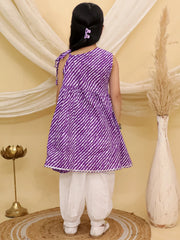 Ethnic Suit Set for Girls - Red | BS26SU34PUA