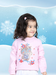 Sweatshirt for Girls - Pink | BW22TP34PIC