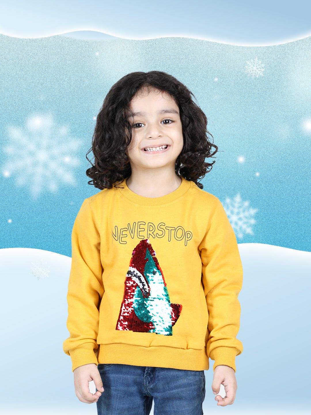 Sweatshirt for Boys - Yellow | BW22TP39YWC | DesiQlo
