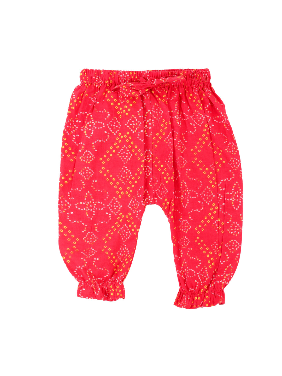 Pure Cotton Ethnic Suit Set for Girls - Red | BW23IN51RDA | DesiQlo