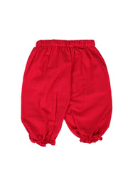 Cotton Ethnic Suit Set for Girls - Red | BW23IN53RDA