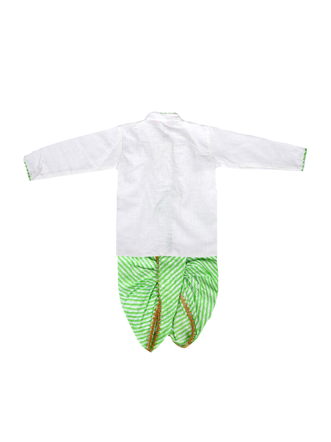 Pure Cotton Dhoti Kurta Set for Boys - White | BW23IN54WHA | DesiQlo