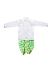 Pure Cotton Dhoti Kurta Set for Boys - White | BW23IN54WHA
