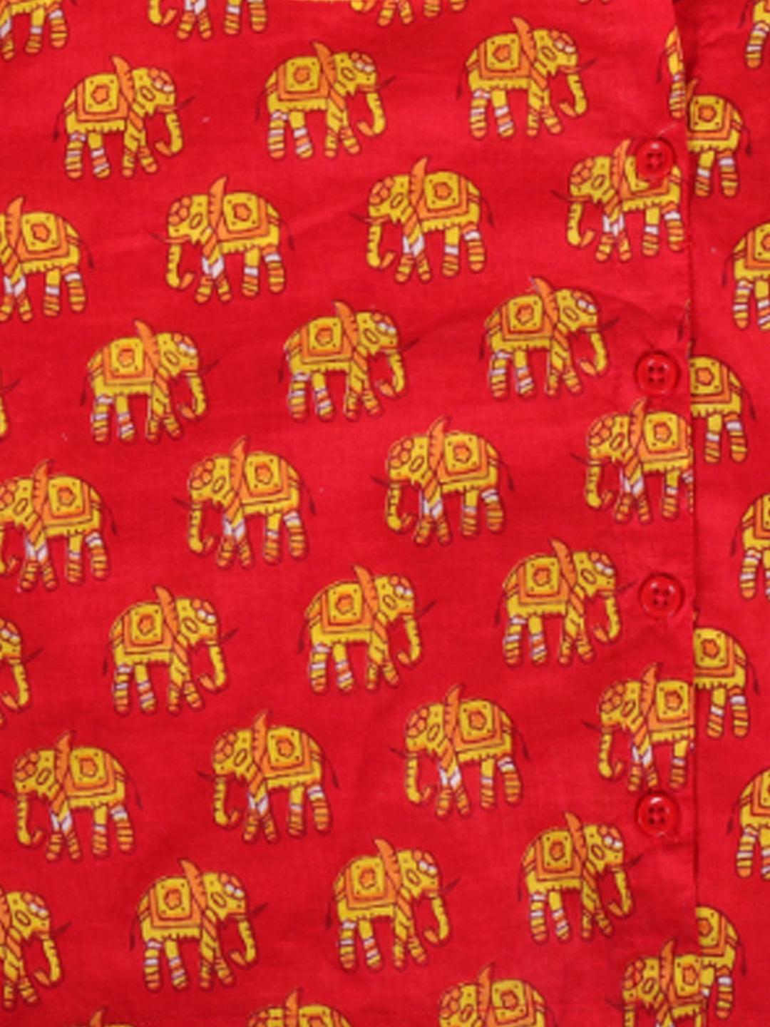 Pure Cotton Dhoti Kurta Set for Boys - Red | BW23IN55RDA | DesiQlo